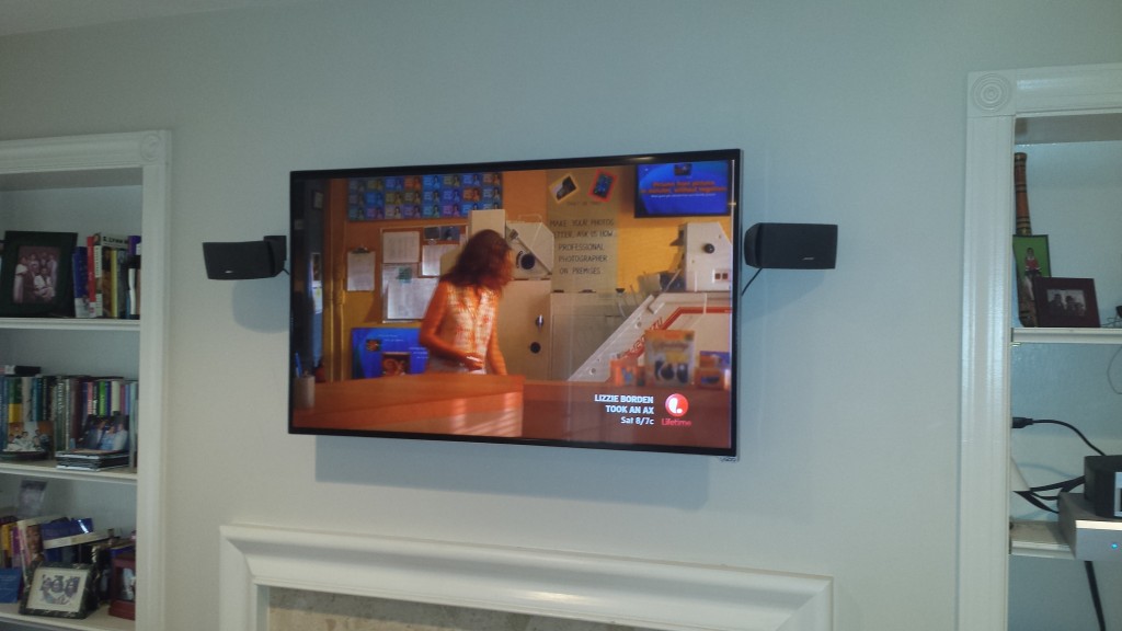 TV Mounting over a Fireplace