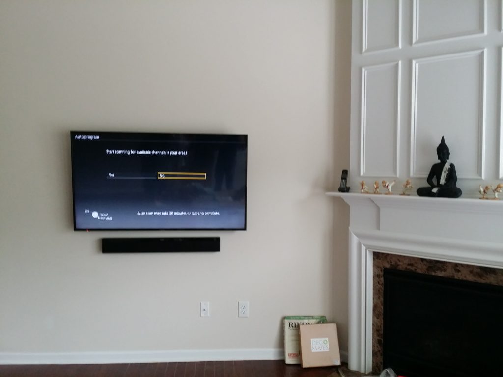 Tv With A Sound Bar Nextdaytechs On Site Technical Services